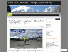 Tablet Screenshot of cabinfeverchronicles.com